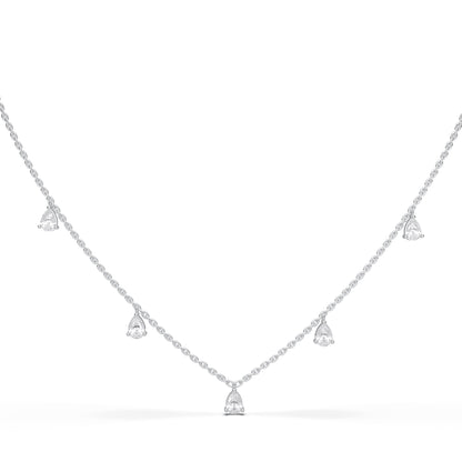 PEAR MINI FANCY NECKLACE - M&D Signature Jewels