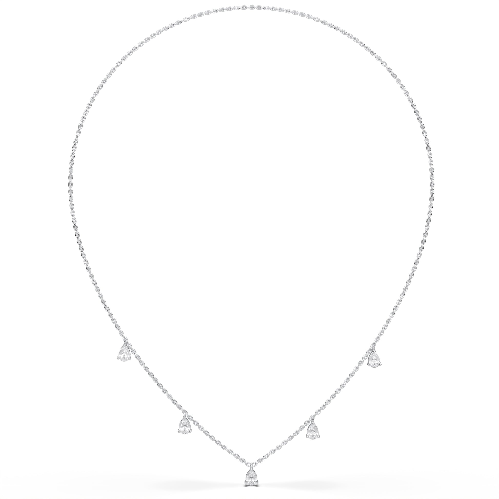 PEAR MINI FANCY NECKLACE - M&D Signature Jewels