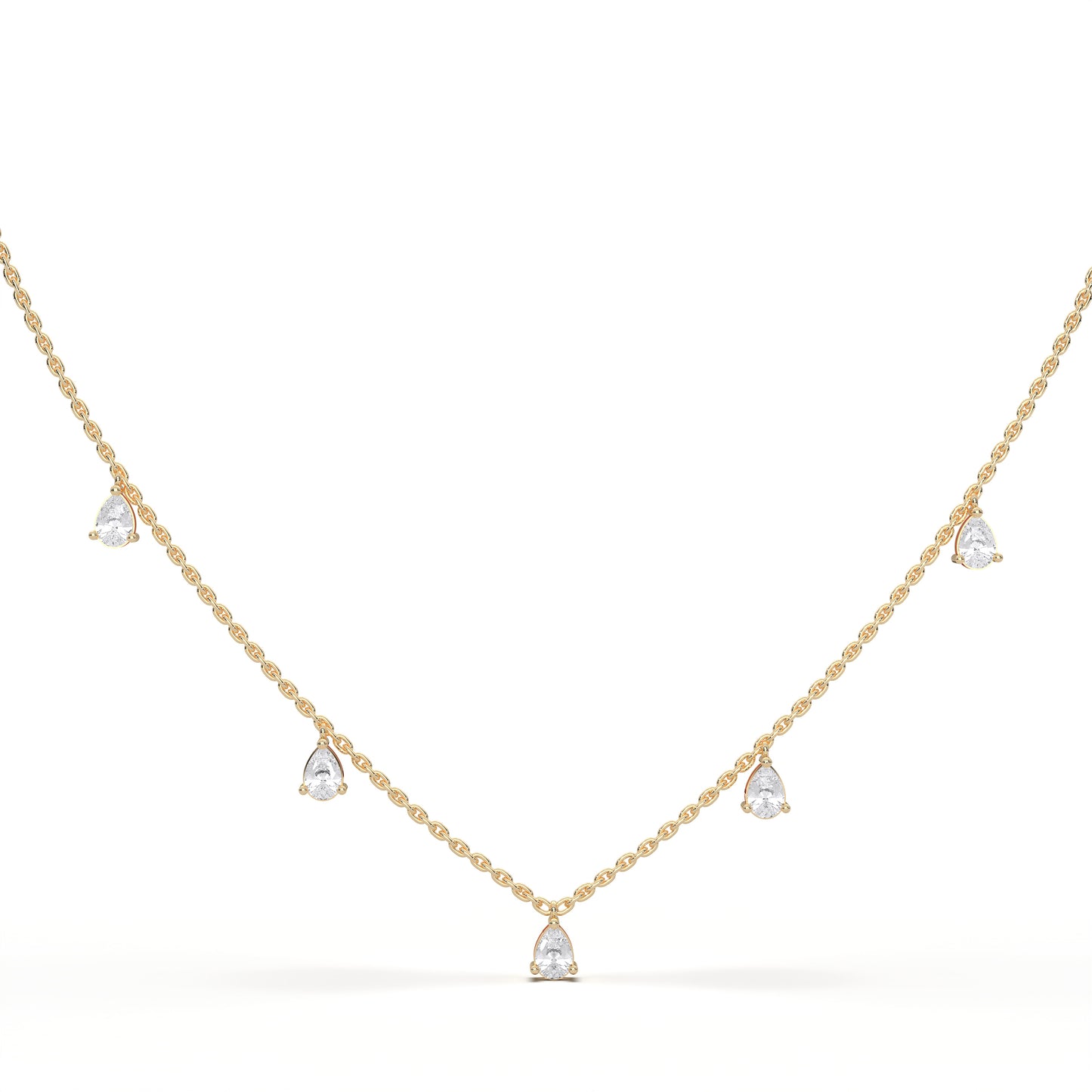 PEAR FANCY NECKLACE - M&D Signature Jewels
