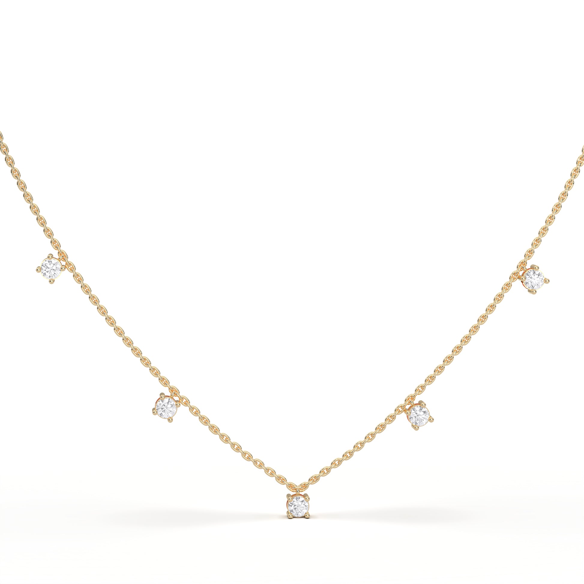 ROUND MINI FANCY NECKLACE - M&D Signature Jewels