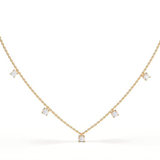 ROUND MINI FANCY NECKLACE - M&D Signature Jewels
