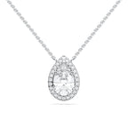 PEAR HALO PENDANT