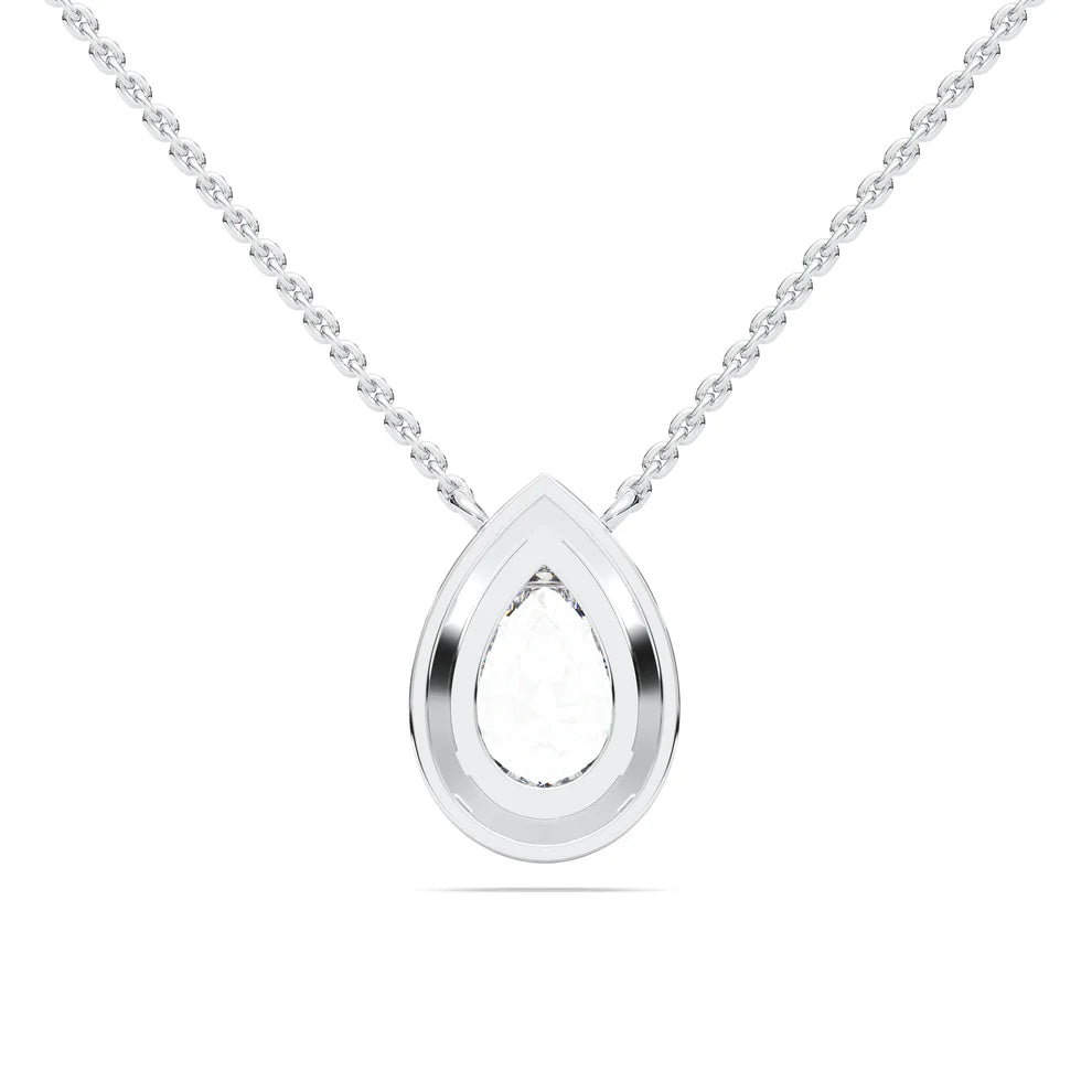 PEAR HALO PENDANT