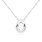 PEAR HALO PENDANT