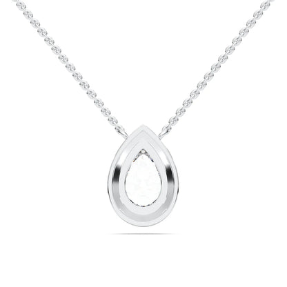 PEAR HALO PENDANT - M&D Signature Jewels