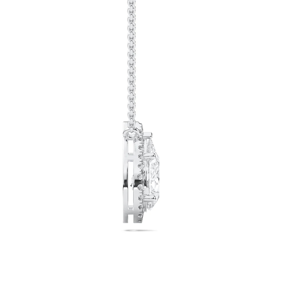 PEAR HALO PENDANT