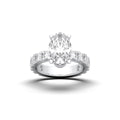 OVAL PAVE RING