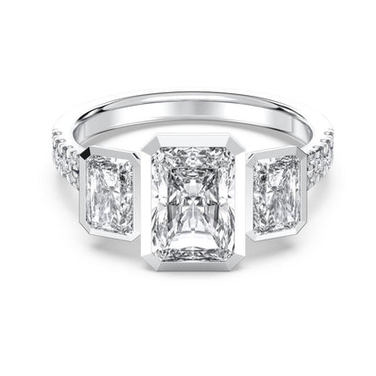 RADIANT BEZEL 3 STONE RING - M&D Signature Jewels