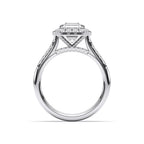 ASSCHER FLUSH SET RING