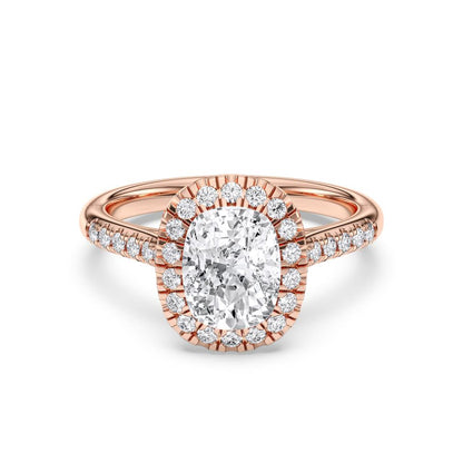 CUSHION FLUSH SET RING - M&D Signature Jewels