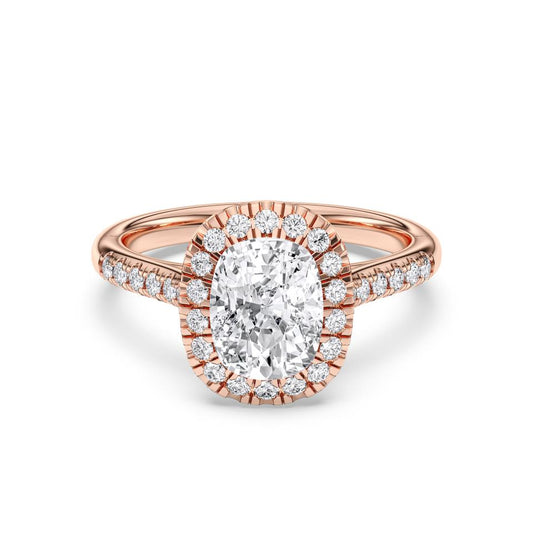 CUSHION FLUSH SET RING - M&D Signature Jewels