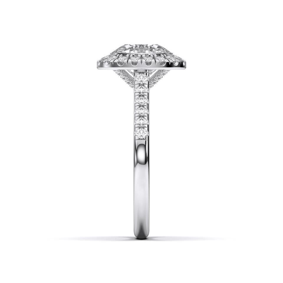CUSHION FLUSH SET RING