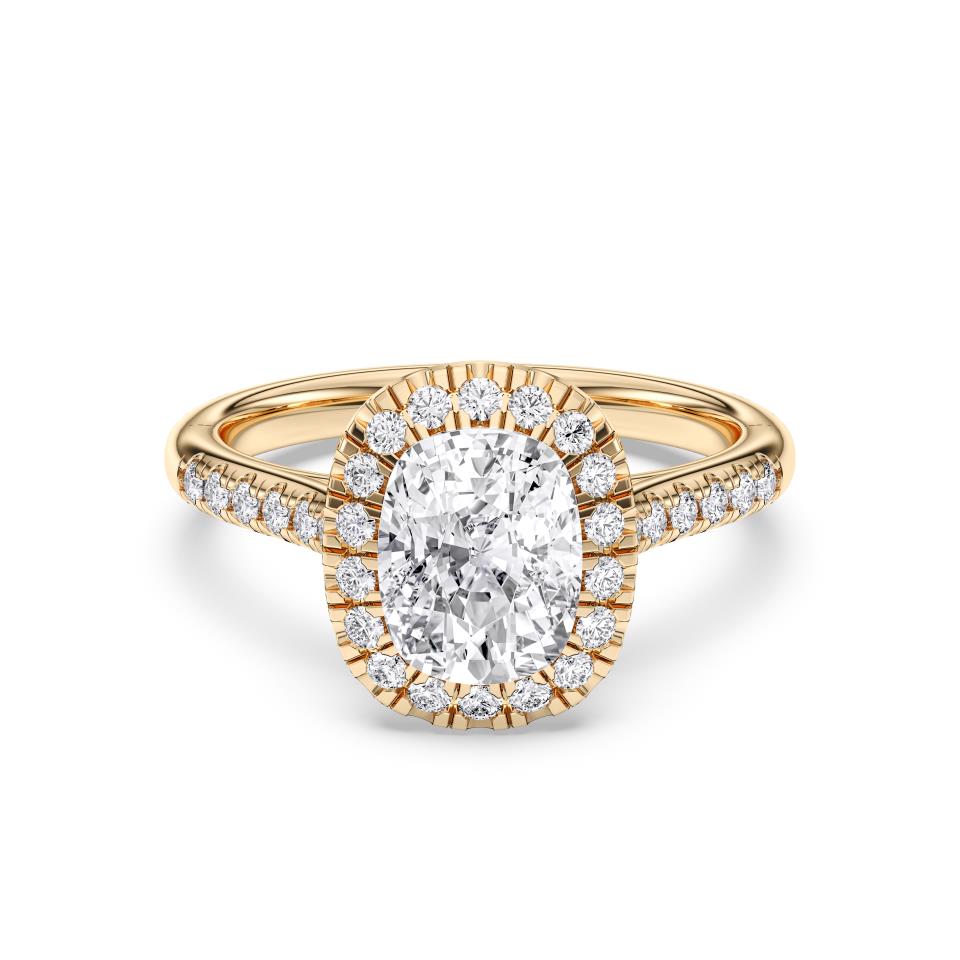 CUSHION FLUSH SET RING - M&D Signature Jewels