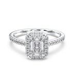 EMERALD FLUSH SET RING