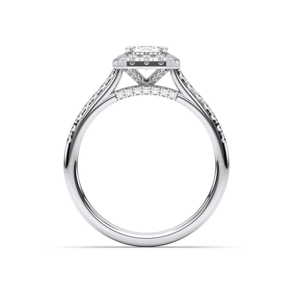 EMERALD FLUSH SET RING