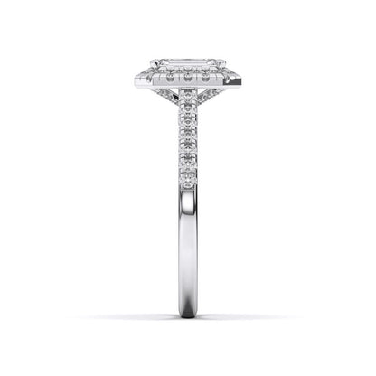 EMERALD FLUSH SET RING - M&D Signature Jewels