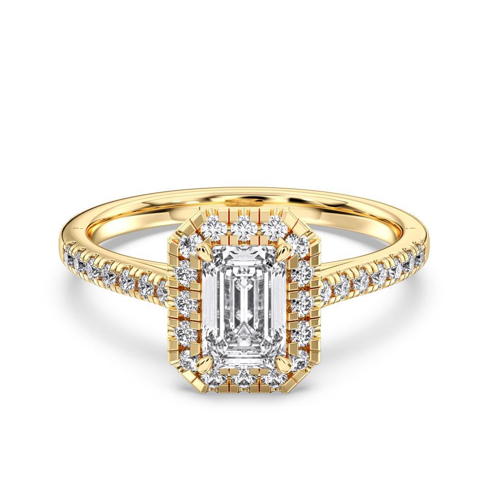 EMERALD FLUSH SET RING - M&D Signature Jewels