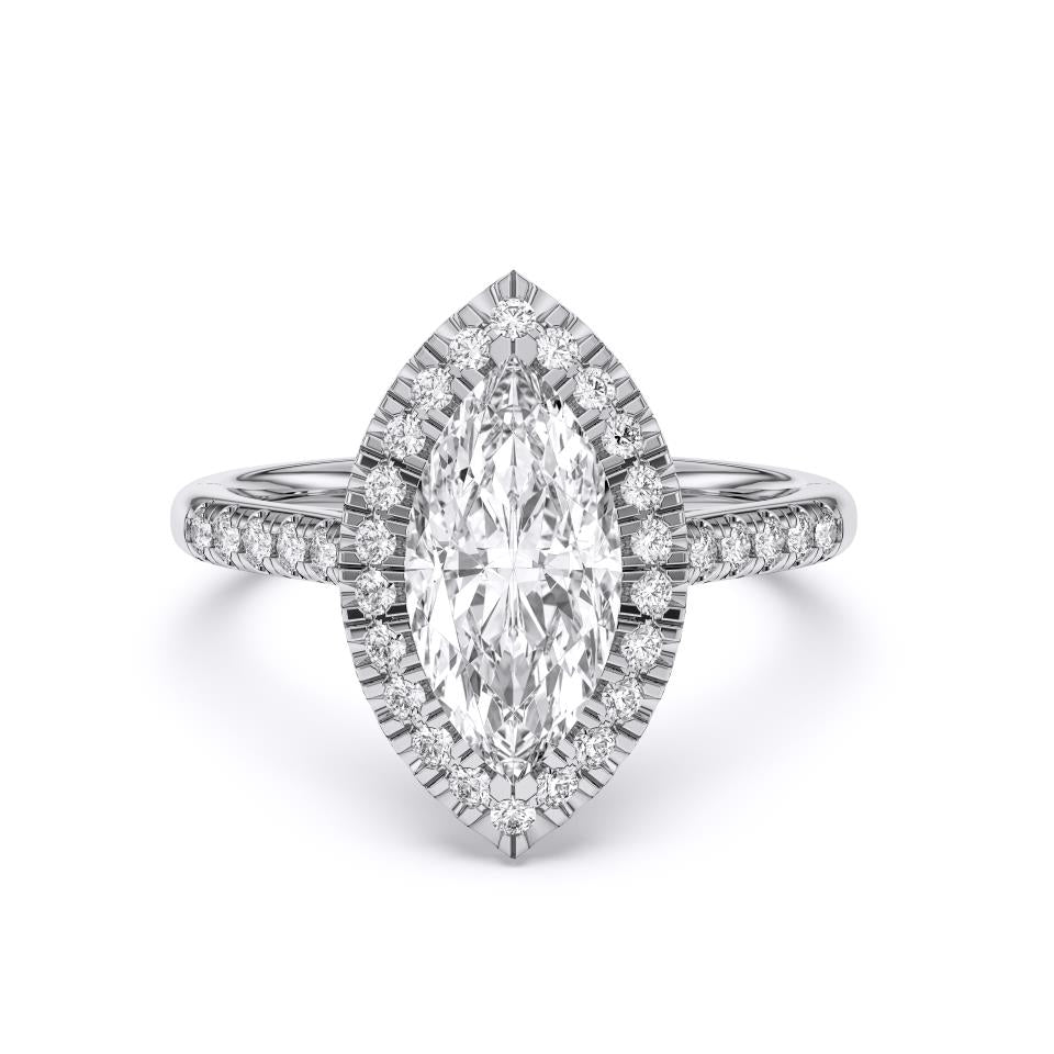 MARQUISE FLUSH SET RING