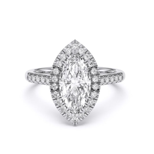 MARQUISE FLUSH SET RING