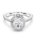 OVAL FLUSH SET RING