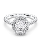 OVAL FLUSH SET RING