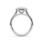 OVAL FLUSH SET RING