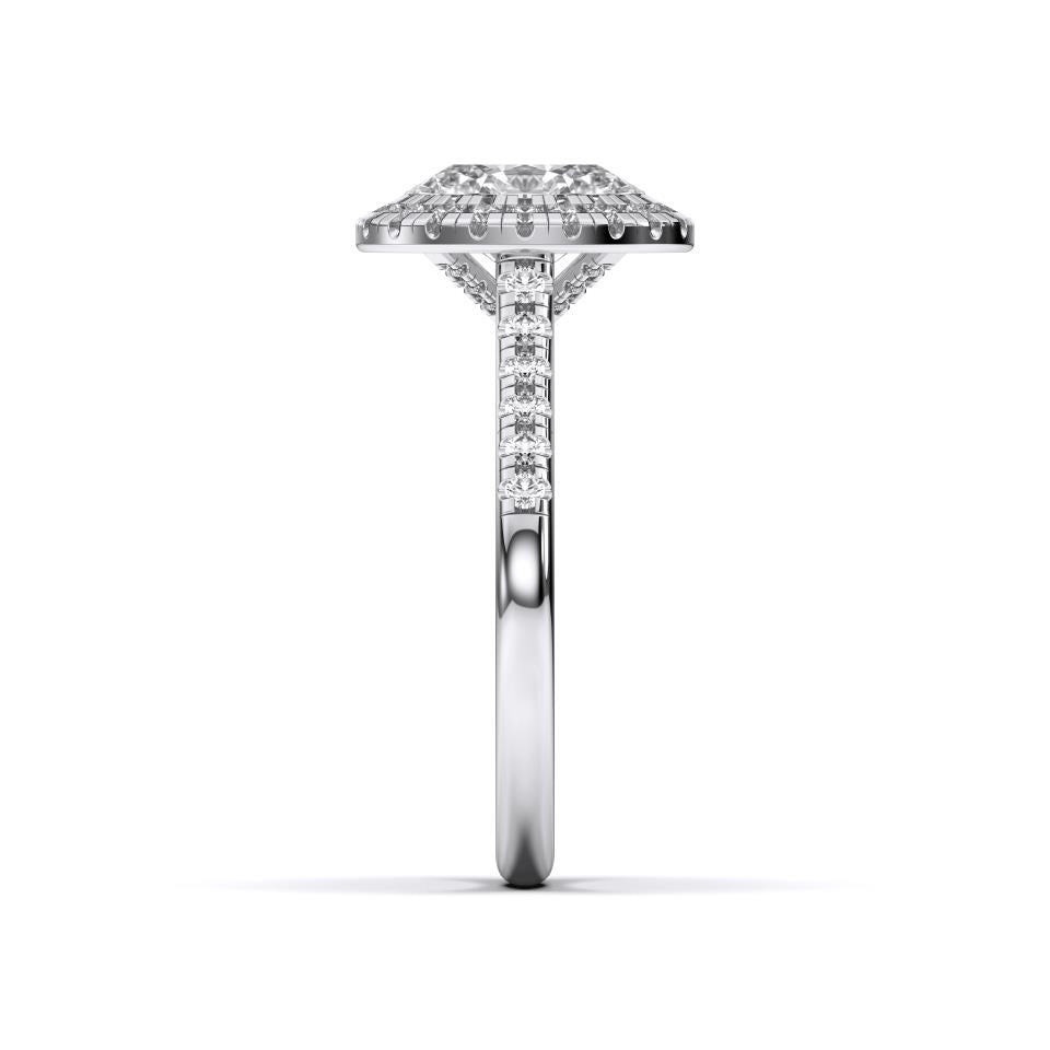 OVAL FLUSH SET RING