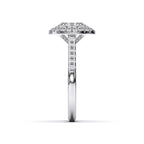 OVAL FLUSH SET RING