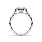 PEAR FLUSH SET RING