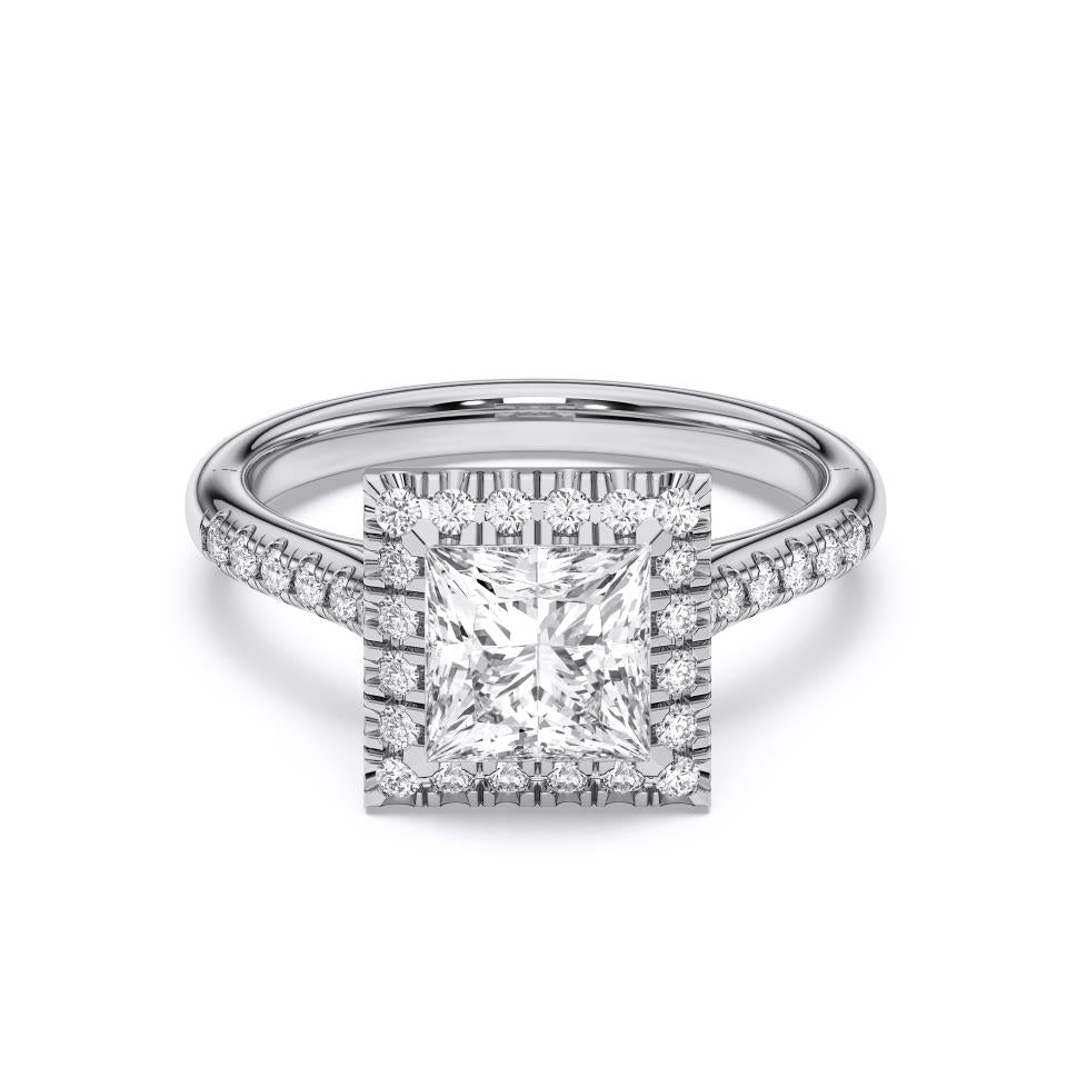 PRINCESS FLUSH SET RING