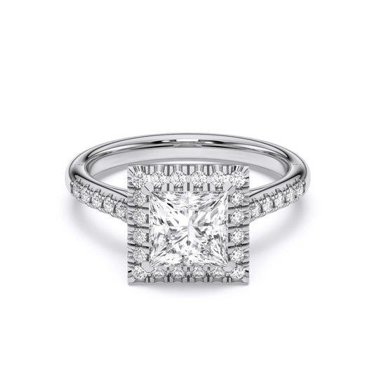 PRINCESS FLUSH SET RING
