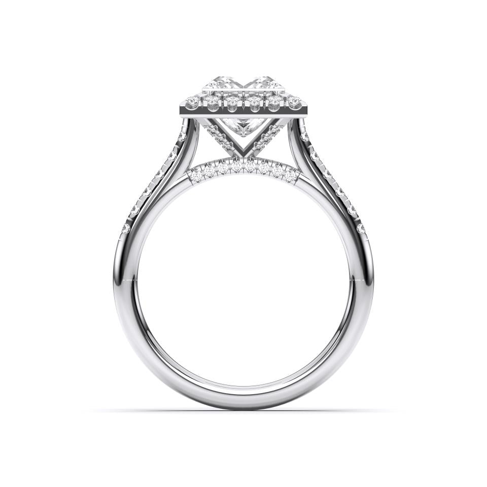 PRINCESS FLUSH SET RING