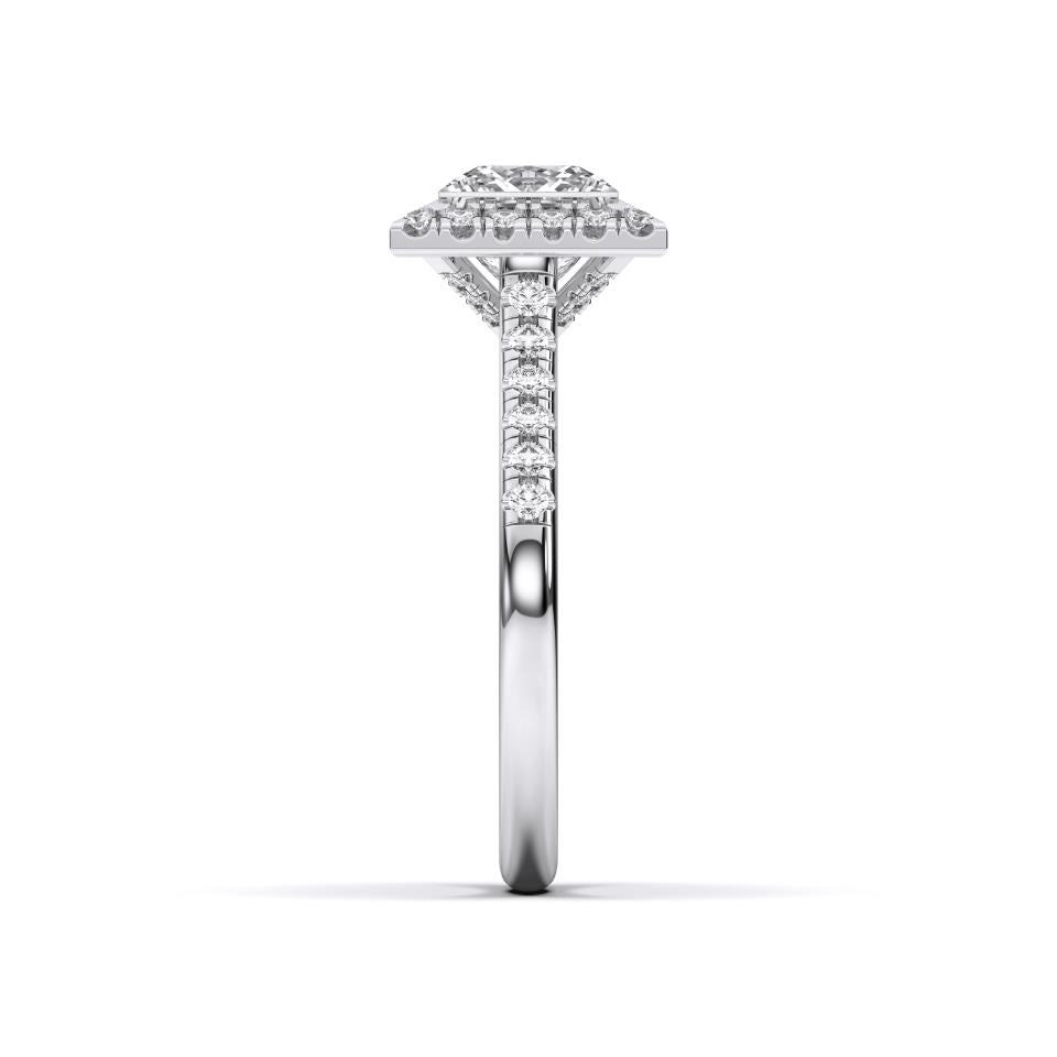 PRINCESS FLUSH SET RING