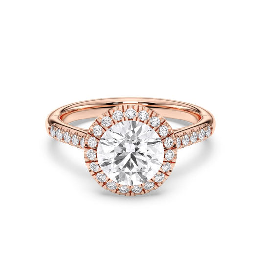 ROUND FLUSH SET RING - M&D Signature Jewels
