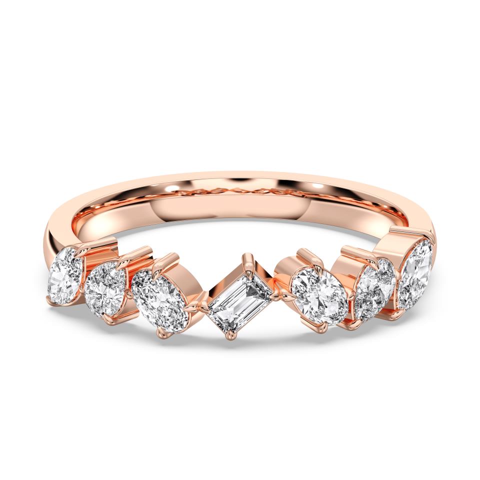 MULTI-SHAPE WEDDING BAND