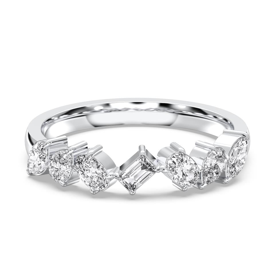 MULTI-SHAPE WEDDING BAND