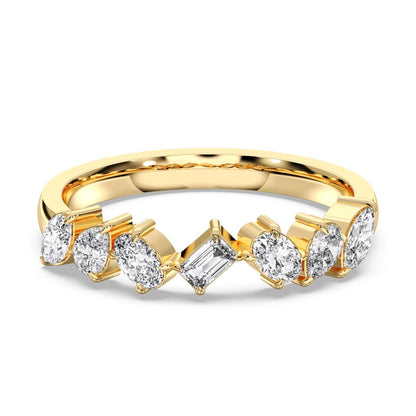 MULTI-SHAPE WEDDING BAND - M&D Signature Jewels