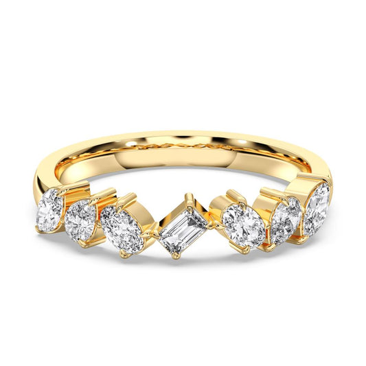 MULTI-SHAPE WEDDING BAND - M&D Signature Jewels