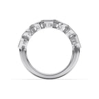 MULTI-SHAPE BEZEL WEDDING BAND