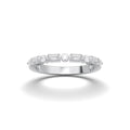 ROUND BAGUETTE WEDDING BAND