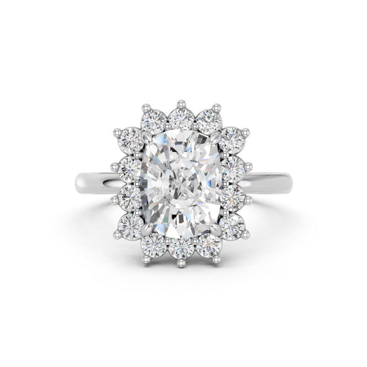 CUSHION HALO RING