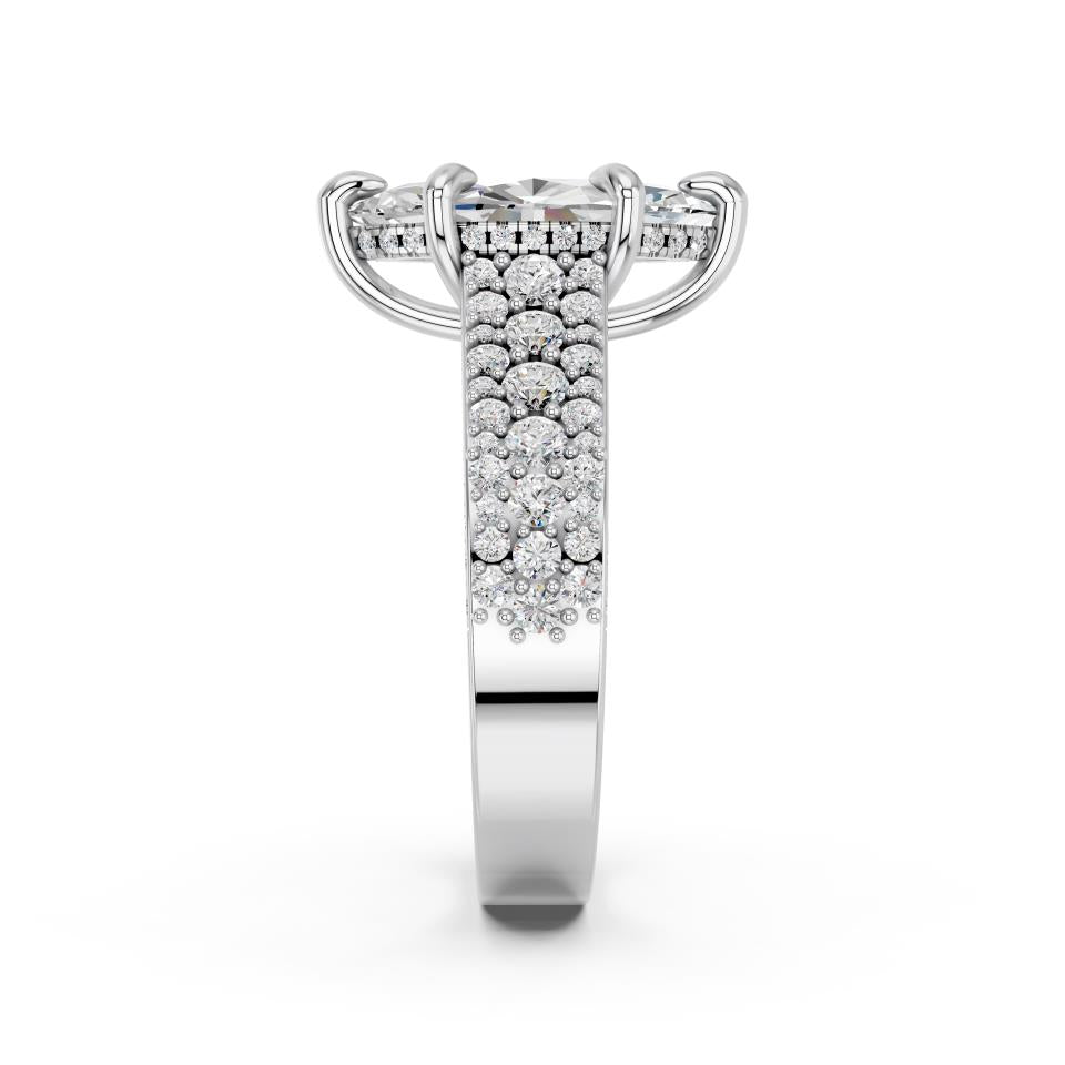 MARQUISE FANCY PAVE RING