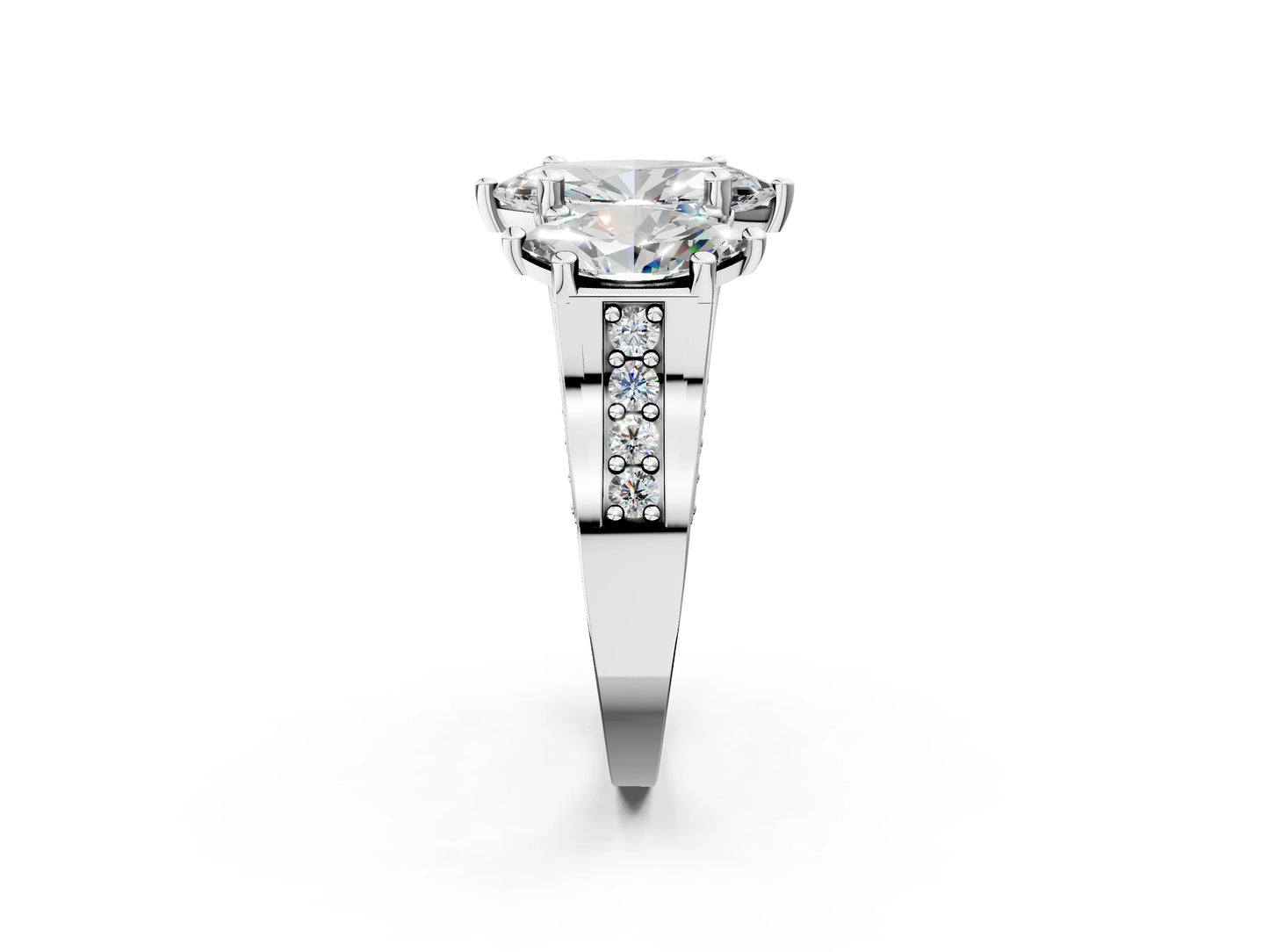 MARQUISE 3 STONE RING - M&D Signature Jewels