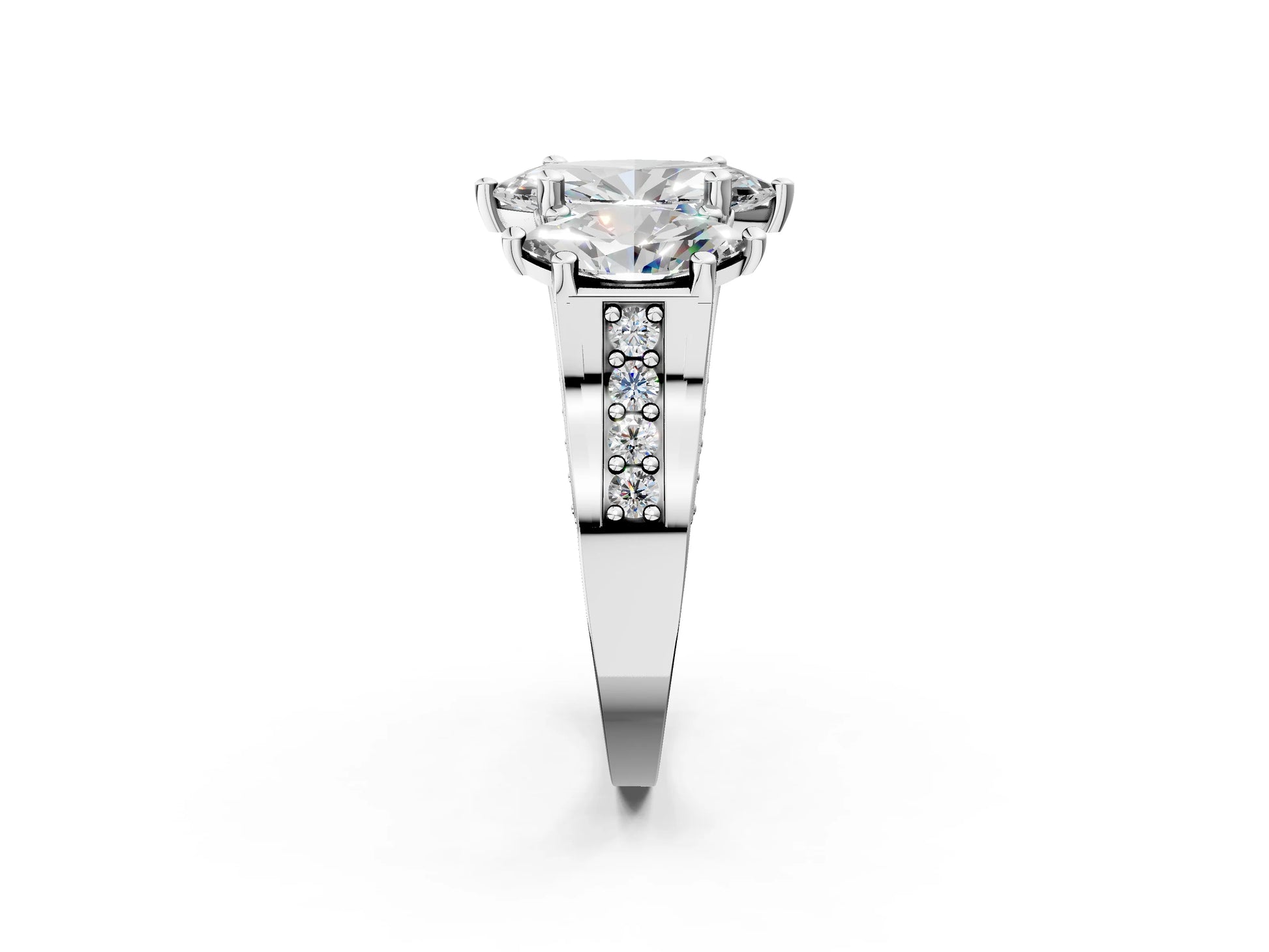 MARQUISE 3 STONE RING - M&D Signature Jewels