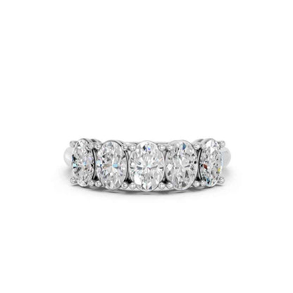 5 STONE OVAL BAND