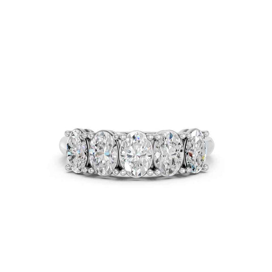 5 STONE OVAL BAND