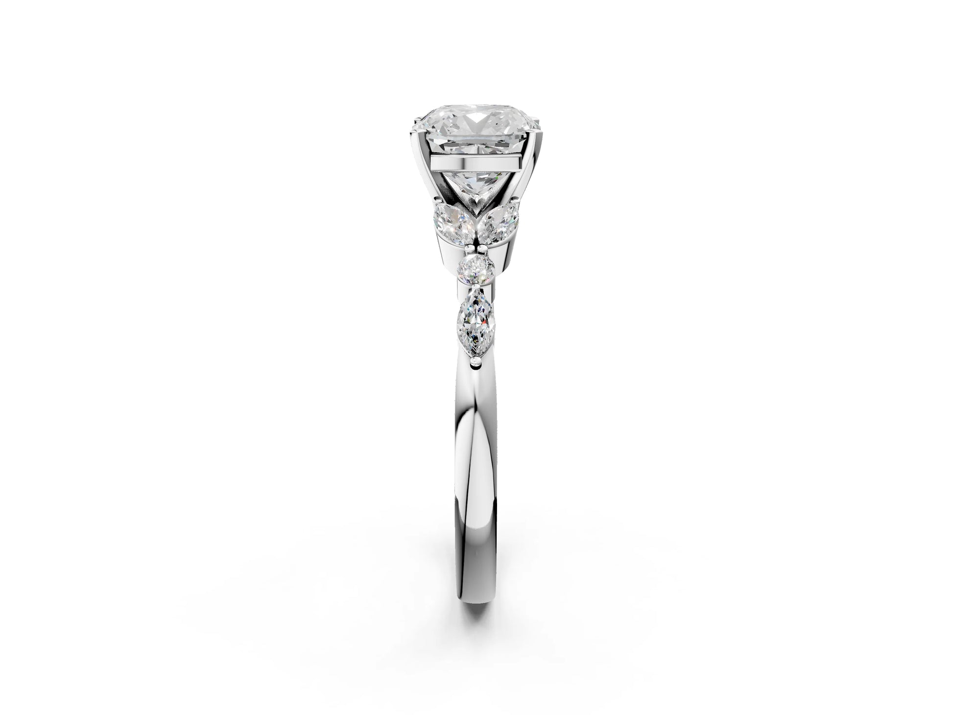 CUSHION NATURE INSPIRED RING - M&D Signature Jewels