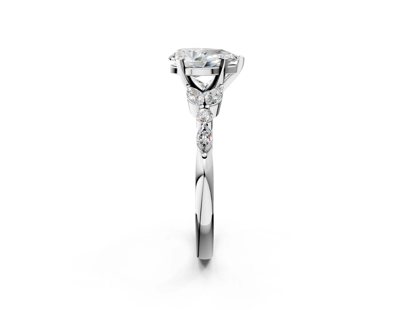 PEAR NATURE INSPIRED RING - M&D Signature Jewels