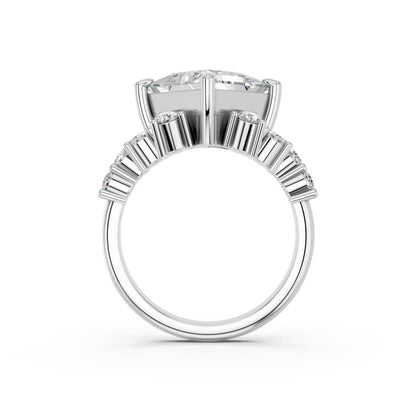 PRINCESS KITE SETTING HALO RING