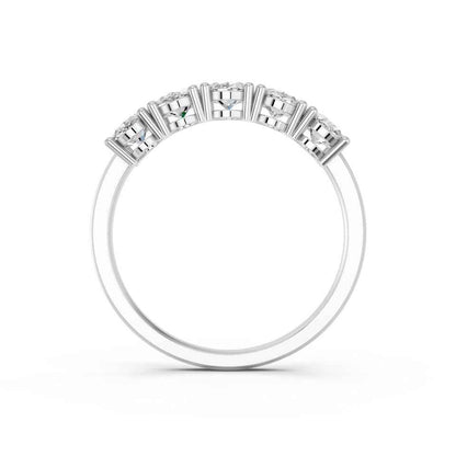 5 STONE OVAL BAND